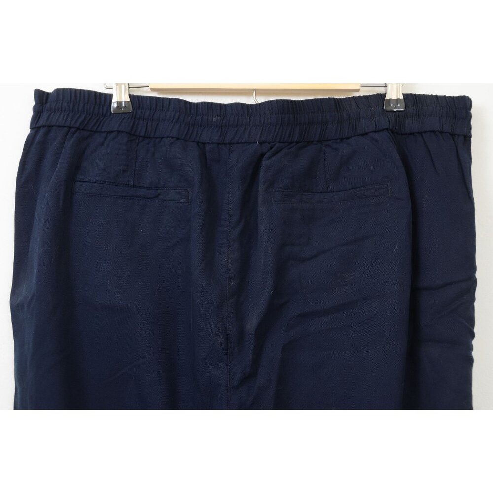 Talbots PLUS Size 18W Tencel Lyocell Baggy Drawstring Pants Comfy Office Career - Picture 5 of 11